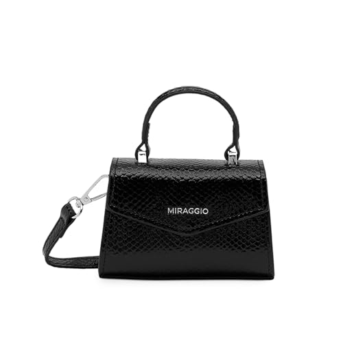 Image of Miraggio Roxie Top Handle Mini Sling Bag With Adjustable & Detachable Crossbody Strap | Crossbody Bag For Women Casual Holiday Look | Statement Bags For Women