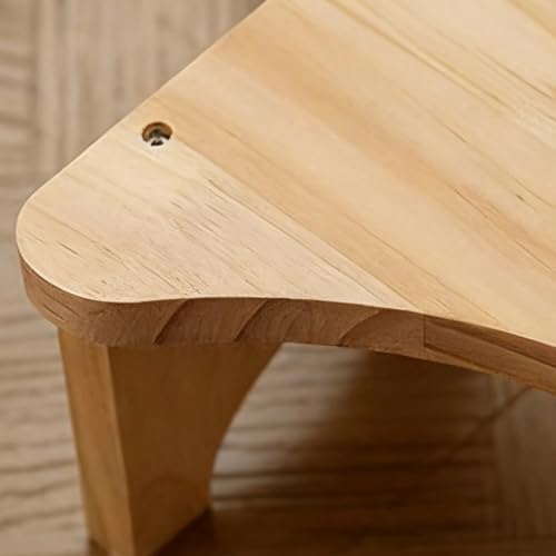 Taburete baño con escalón de madera maciza para embarazadas y ancianos 7