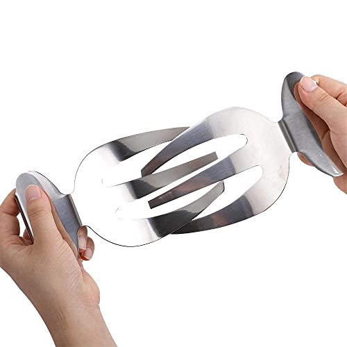 Ackeivto 2 Salad Hands Stainless Steel Salad Servers Kitchen Helper Pasta Servers thumb #1
