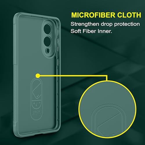 Image of amazon basics Back Case Cover for Samsung Galaxy S25 Edge | Compatible for Samsung Galaxy S25 Edge Back Cover | Liquid Silicon Magic with Camera Protection |Dark Green
