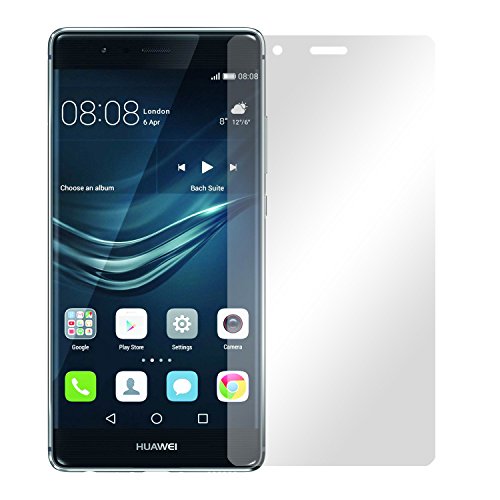 Slabo 2 x Pellicola Protettiva per Display Compatibile con Huawei P9 Protezione Display (pellicole rimpicciolite, a Causa della convessità del Display) Crystal Clear Invisibile Made in Germany