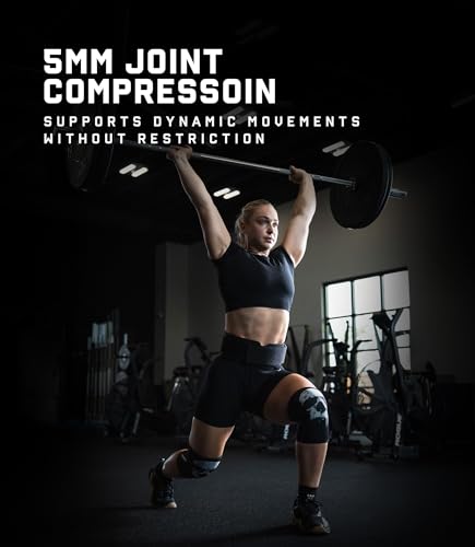 Image of Gymreapers 5MM Knee Sleeves for Weightlifting, Squats, Powerlifting, and Functional Training - Compression Knee Support for Men & Women - Joint Protection & Recovery - Pair