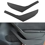 Fouedy 3 Colors Car Interior Left Right Door Panel Pull Trim Cover for VW Golf 6 GTI MK6 2009 2010 2011 2012 2013 2014 (Black 1 Pair)