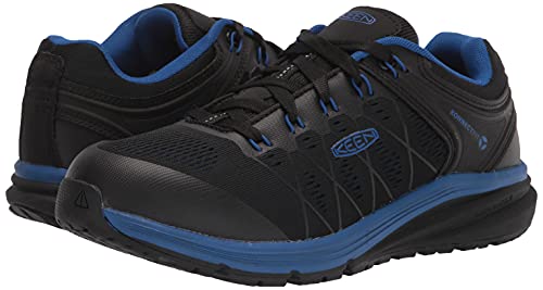 KEEN Utility Tênis de trabalho industrial Vista Energy Low HeightSoftToeIndustrial, Azul náutico, pr