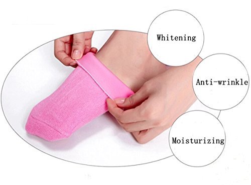 Iktu Spa Moisturizing Gel Socks For Dry Feet And Ankles - Helps Repair Cracked Skincare Gel Therapy And Softens Feet (1 Pair) 9 41 i9WEWS2L