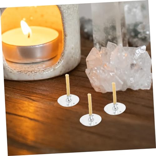 100 pzas Mechas de Cera de Abeja Trenzadas para Velas miniatura 3