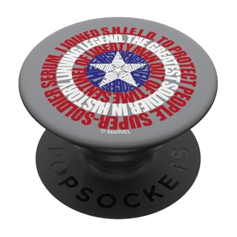 Marvel Captain America Shield PopSockets Grip Cover