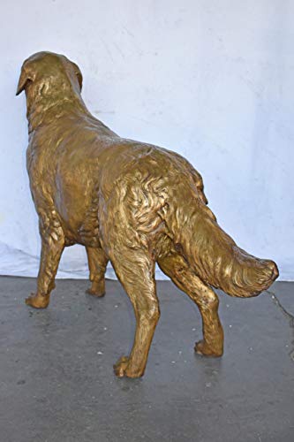 Estatua de bronce Labrador Retriever grande 56" x 13" x 36" miniatura 6