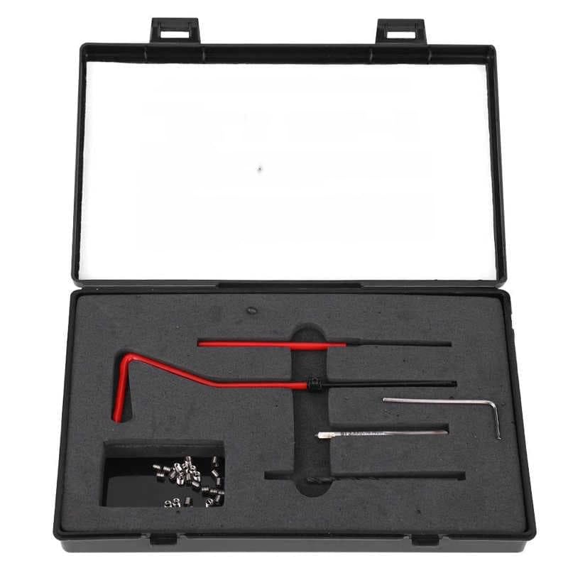 30PCS M2.5X0.45 Thread Repair kit Stainless Steel Twist Drill Wrench Thread Insert Thread Insert Set