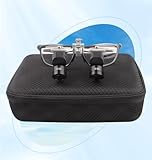 Koultona 5X-450mm 48 ° Ergo Loupes Adjustable Working Distance Magnifying Glasses 5.0X Magnification Optial Lens Flip up Binocular Loupes