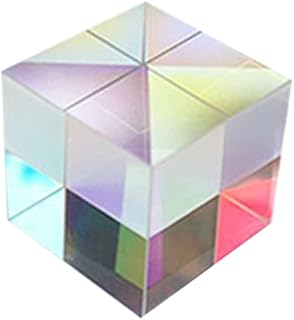 CIYODO Prisma Para Ensino Pirâmide Prisma Prisma Triplo Vidro Prisma Triangular Prisma Óptico Decoração Prisma De Vidro Óptico Giroscópio Prisma Cubo Prisma Luz Fotografia Cubo De Vidro