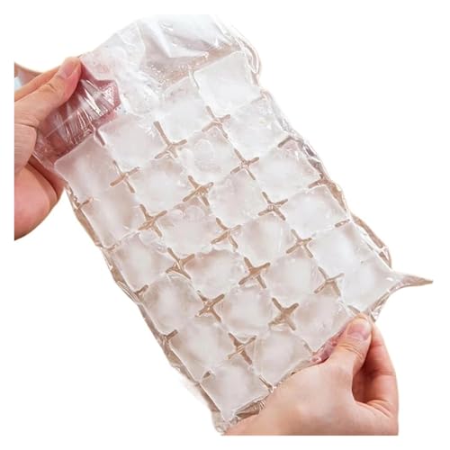 Sac de glace jetable treillis avec fermeture automatique et bac à glaçons nomade