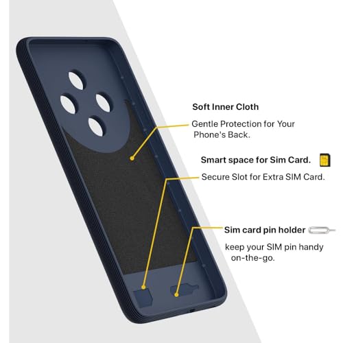 Image of Shockproof Case Compatible with Vivo X200T 5G / X200s 5G | Full Camera Protection | TPU Flexible Back Cover for Vivo X200T 5G / X200s 5G (Steel Blue)