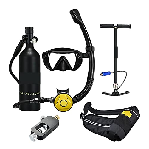 BUUBO Scuba Tank Kit, Snorkel Underwater Diving Rebreather Portable Deep