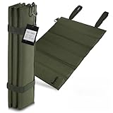 GullSkies Sitzkissen Outdoor Faltbar, extra große Sitzunterlage 42×32 cm, wasserdicht & verschleißfest, Thermo Sitzkissen für Wandern & Camping, Sitzmatte