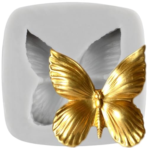 MINFEIDMS Stampi in silicone a forma di farfalla, Forme Silicone per Dolci, Stampo per fondente per decorare torte di zucchero, cupcake, pasta di gomma, caramelle, argilla polimerica