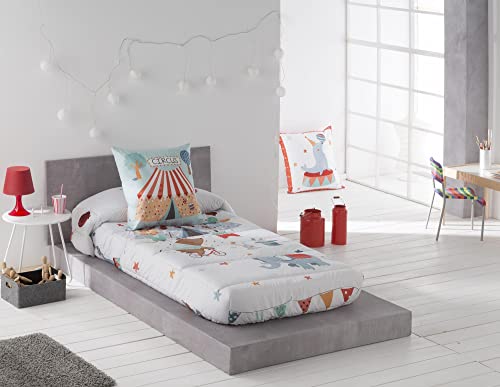 JVR Tejidos Edredón Ajustable Circus - Cama 90 cm