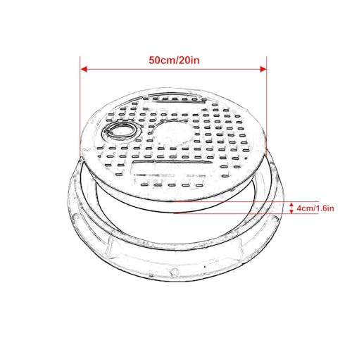 Tapa de registro para pavimento de sótanos y zonas transitables 3