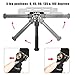 UUQ QV8 6-9 Inches Tactical Rifle Adjustable Bipod for Hunting and Shooting, Mount Base for Mlok Handguards, Directly Attach to M-Rail System, w/Spike Feet (Split Model)