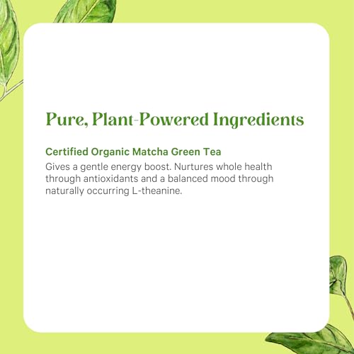 PURE SYNERGY Matcha Power | Organic Matcha Powder | Ceremonial Grade Japanese Green Tea Powder | For Enhanced Energy & Alertness (2.1 oz)