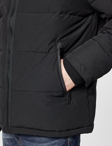 Image of DKNY Men's Mixed Media Quilted Puffer Jacket