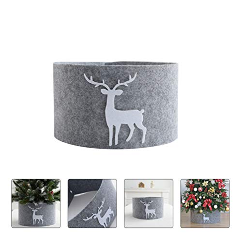 Tomaibaby Weihnachtsbaum Röcke Schürze Abdeckung Christbaumdecke Christbaumständer Verkleidung Tannenbaum Rock Weihnachtsbaumschmuck Weihnachtsdekoration Baumschmuck Weihnachten Deko 90CM
