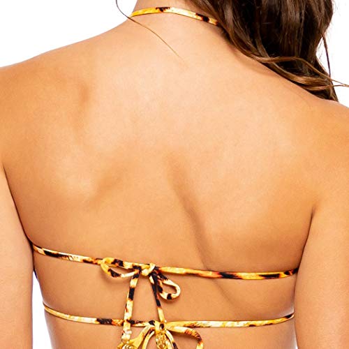 LULI Wild - Bandeau com bojo amassado multidirecional, Várias cores, XL