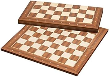 Chess and games shop Muba Professional Tournament Wooden Chess Boards, No. 4, 5 and 6 - 1,75inch, 2inch and 2,25inch - Inlay 2inch FOLD, Notation
