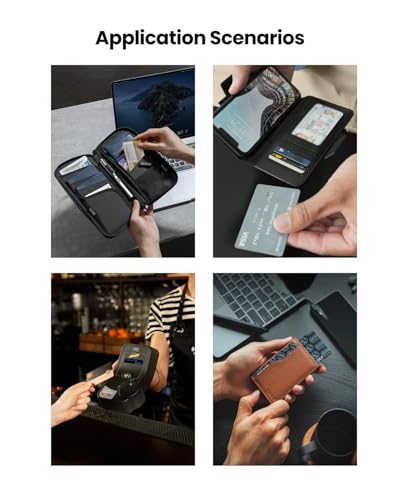 Elegant Women's Wallet, Small Zipper Wallet with Multiple Card Slots and Zipper Coin Pocket, Womens Wallet, Black4