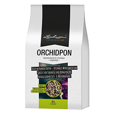 Lechuza - Pon - Terreau Mineral Spécial Orchidées - Contient de l'engrais - 3 Litres Cover