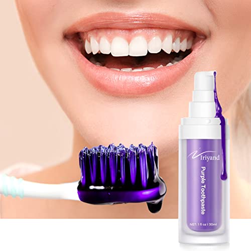 Purple Toothpaste For Teeth Whitening, Purple Toothpaste, Purple Teeth Whitening, Tooth Stain Removal, Teeth Whitening Booster, Teeth Whitener #TOP6