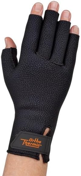 North Coast Medical OrthoThermic Gloves - Provides Warmth & Compression - Temporarily Reduce Pain/Soreness - 6" to 6-3/4" (15 to 17cm) - X-Small Pair