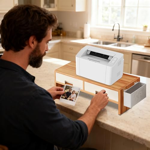 Support surélevé pour moniteur d'ordinateur ergonomique et robuste avec extension pour bureau - 3