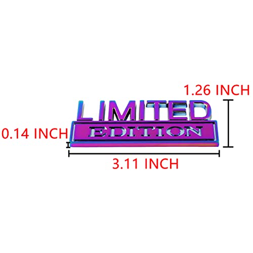 Emblema de edición limitada morado que personaliza con elegancia tu coche o SUV 7