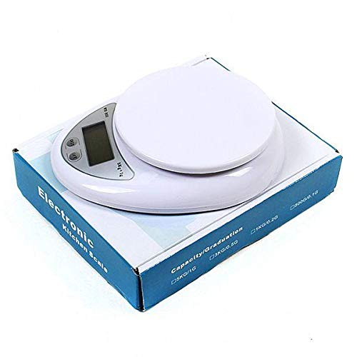 SKEIDO Kitchen Food Weighing Device Balance Electronic Digital Scales, 5kg