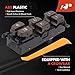 A-Premium Power Master Window Switch Compatible with Hyundai Sonata, 2008 2009 2010, Front Left Driver Side, Replace 1S15803, 935703K600