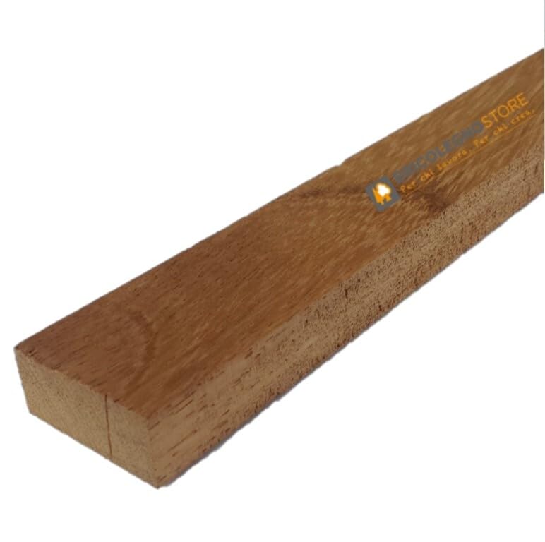Generico Listello Listone Legno Massello di Iroko Piallato mm 20 x Varie Misure x 1450 - Dimensione Disponibile: mm 20 x 70 x 1450