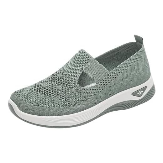 Chaussure Femme ete Pas Cher Baskets sans Laçage pour Femmes Soldes D'Été Chaussures de Marche À Plateforme Orthopédique Légères et Confortables Amortissement Accru et Soulagement des Pieds 2025
