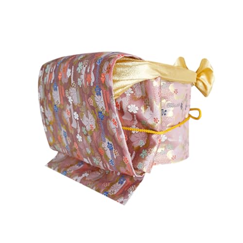 Women's Japanese Kimono Taikoor Box Knot Obi Belt 4 Pcs Vintage Jacquard Cotton Waistband Yukata Robe Accessories