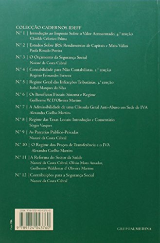 Contribuições Para a Segurança Social: Natureza, Aspectos de Regime e de Técnica e Perspectivas de E