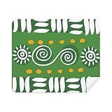 DIYthinker Nombre de Traits Mexique Totems Civilisation Ancienne Téléphone Cleaner écran Lunettes Chiffon de Nettoyage 2Pcs Suede Tissu