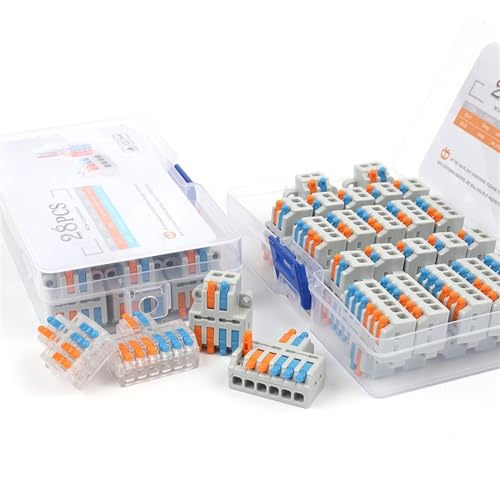 Cable divisor de salida 2 en 4 y 2 en 6 con mini conector de resorte rápido