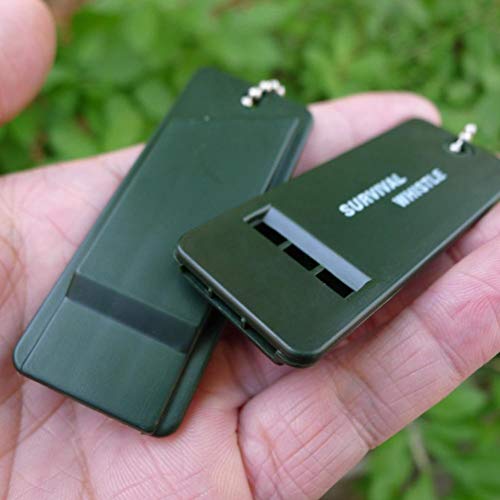 Waga 2 Pcs Survival Whistle Plastic Super Loud Emergency Whistle For Camping Hiking Children Outdoor Travel Kits Survival Tools #TOP3