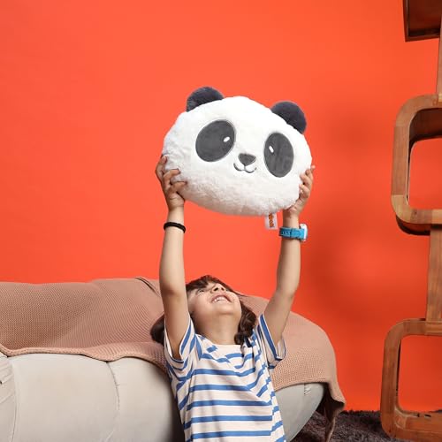 Image of Mirada Black Panda Soft Face Toy - 30 cm| Adorable Plush Animal for Kids, Toddlers, and Girls | Soft and Cuddly Stuffed Toy | Ideal for Birthday Gifts /Christmas /Diwali
