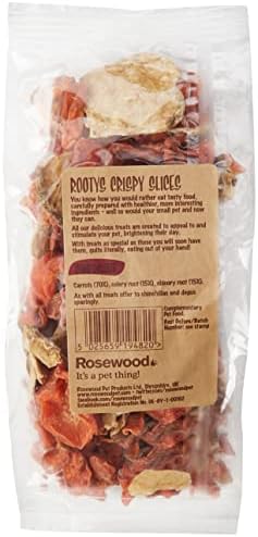 Rosewood Boredom Breaker Naturals Treat Rootys Crispy Slices, 90 g