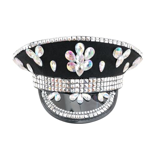 Chapeau à paillettes pour festival de musique Burning Man Style 15 accessoire de fête rétro
