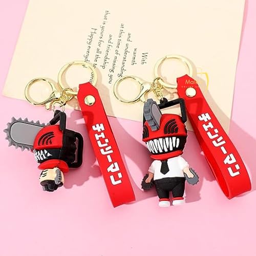 Image of MALKIN 1 Chainsaw Man Keychain | Denji Makima | Chainsaw Man Action Figure | Anime Keychain | Anime Merchandise | Anime Merch | Anime Accessories | Anime Gifts | Anime Key Chains | Chainsaw Man Merch
