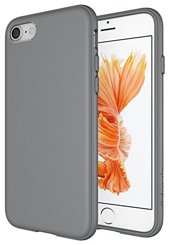 Diztronic iPhone 7 Case, Full Matte Soft Touch Slim-Fit Flexible TPU Case for Apple iPhone 7 (Matte Alloy Gray)