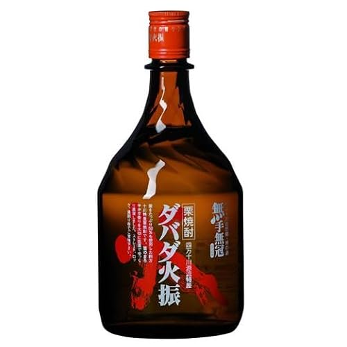 【コロンとした可愛らしいボトル】無手無冠 ダバダ火振り 栗焼酎25° 900ml 高知/四万十川/敬老の日/贈り物/プレゼント