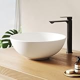 【Format Compact, Grand Volume】Avec ses dimensions de 41,5 × 41,5 × 15,5 cm, ce lavabo rond est parfait pour les petits espaces tels que les WC invités ou les appartements. Compact tout en offrant un volume d’utilisation généreux, il assure un confort optimal pour 1 à 2 personnes tout en économisant de l’espace.